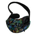 Embroidery Peacock Pattern Print Pet Sling Carrier