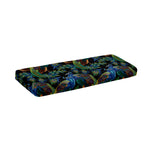 Embroidery Peacock Pattern Print Piano Keyboard Cover