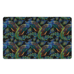Embroidery Peacock Pattern Print Polyester Doormat