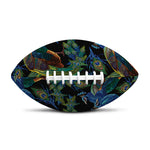 Embroidery Peacock Pattern Print Rugby Ball