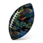 Embroidery Peacock Pattern Print Rugby Ball