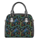 Embroidery Peacock Pattern Print Shoulder Handbag