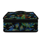 Embroidery Peacock Pattern Print Small Lunch Bag