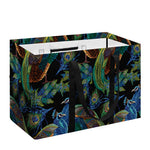 Embroidery Peacock Pattern Print Utility Tote Bag