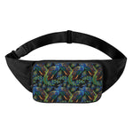 Embroidery Peacock Pattern Print Waist Bag