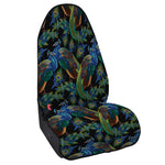 Embroidery Peacock Pattern Print Waterproof Car Seat Cover