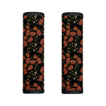 Embroidery Poppy Pattern Print Handle Covers