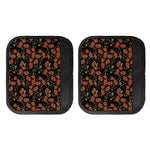 Embroidery Poppy Pattern Print Handle Covers