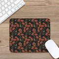 Embroidery Poppy Pattern Print Mouse Pad