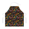 Embroidery Rooster Pattern Print Adjustable Apron