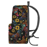 Embroidery Rooster Pattern Print Backpack