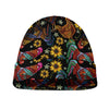 Embroidery Rooster Pattern Print Beanie