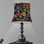 Embroidery Rooster Pattern Print Bell Lamp Shade