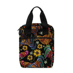 Embroidery Rooster Pattern Print Bible Tote Bag
