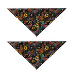 Embroidery Rooster Pattern Print Dog Bandana