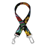 Embroidery Rooster Pattern Print Dog Seat Belt