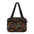 Embroidery Rooster Pattern Print Double Strap Bible Bag