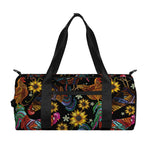 Embroidery Rooster Pattern Print Gym Bag