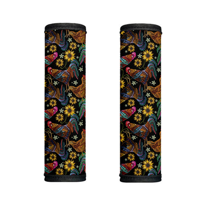 Embroidery Rooster Pattern Print Handle Covers
