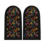 Embroidery Rooster Pattern Print Skillet Handle Cover
