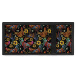 Embroidery Rooster Pattern Print Trifold Wallet