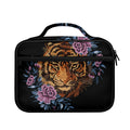 Embroidery Tiger And Flower Print Briefcase Bible Bag