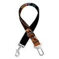 Embroidery Tiger And Flower Print Dog Seat Belt