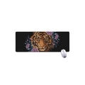 Embroidery Tiger And Flower Print Extended Mouse Pad