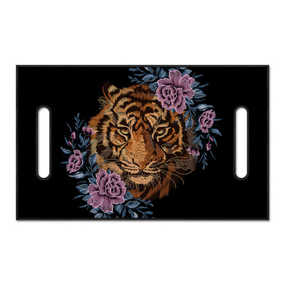 Embroidery Tiger And Flower Print Golf Cart Seat Cover