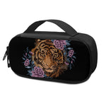 Embroidery Tiger And Flower Print Insulin Cooler Travel Case