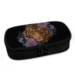 Embroidery Tiger And Flower Print Insulin Cooler Travel Case