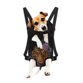 Embroidery Tiger And Flower Print Pet Carrier Backpack