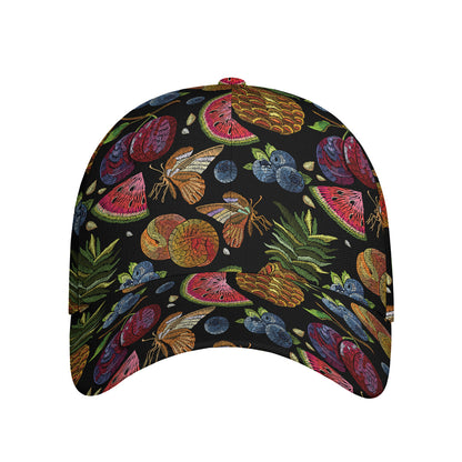 Embroidery Tropical Pattern Print Baseball Cap