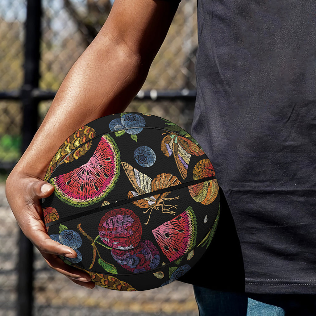 Embroidery Tropical Pattern Print Basketball
