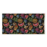 Embroidery Tropical Pattern Print Beach Towel