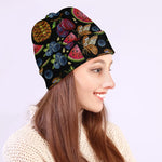Embroidery Tropical Pattern Print Beanie