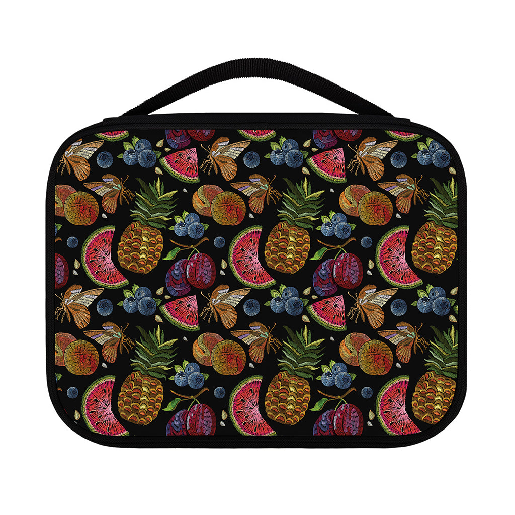 Embroidery Tropical Pattern Print Classic Bible Case