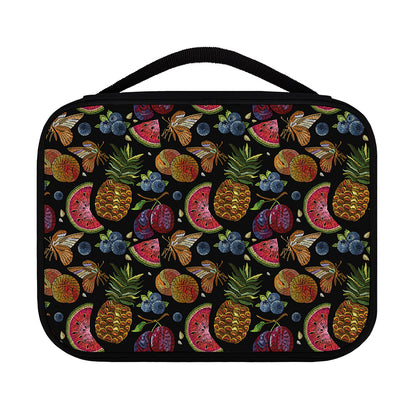 Embroidery Tropical Pattern Print Classic Bible Case
