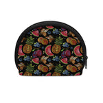 Embroidery Tropical Pattern Print Coin Purse