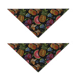 Embroidery Tropical Pattern Print Dog Bandana