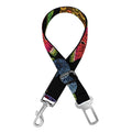 Embroidery Tropical Pattern Print Dog Seat Belt