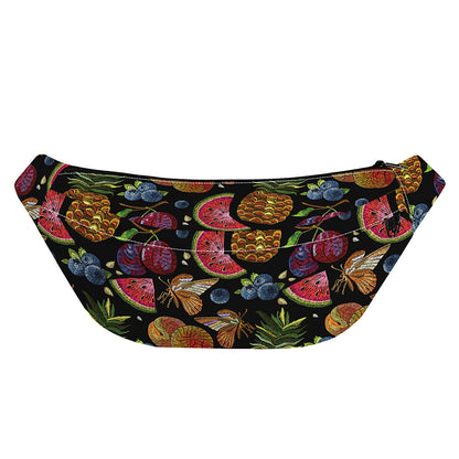 Embroidery Tropical Pattern Print Fanny Pack