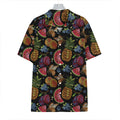 Embroidery Tropical Pattern Print Hawaiian Shirt