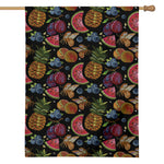 Embroidery Tropical Pattern Print House Flag
