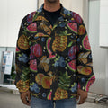 Embroidery Tropical Pattern Print Men's Shirt Jacket