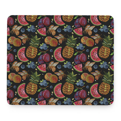 Embroidery Tropical Pattern Print Mouse Pad