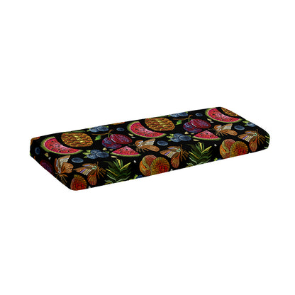 Embroidery Tropical Pattern Print Piano Keyboard Cover