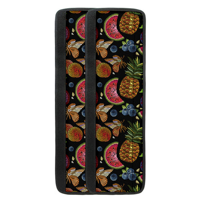 Embroidery Tropical Pattern Print Refrigerator Handle Covers