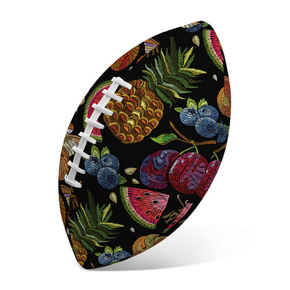 Embroidery Tropical Pattern Print Rugby Ball