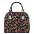 Embroidery Tropical Pattern Print Shoulder Handbag